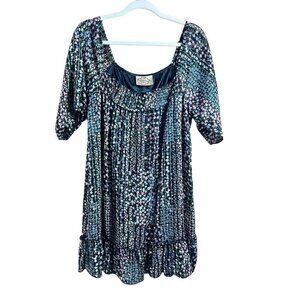 Deja Vu Women’s Black Floral Dress